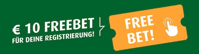 Nur drei Tage verfügbar - 10€ tipp3 Freiwette für Neukunden!