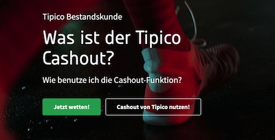 Cashout Funktion bei Tipico