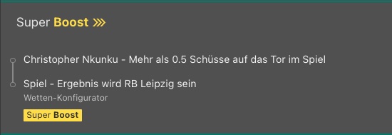 Bet365 Super Boost Nkunku RBL