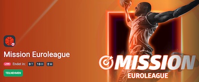 10€ Freebet für deine Betbuilder Wette zur Euroleague