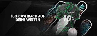 10% bis 25€ Cashback auf deine Nettoverluste bei Mobilebet