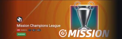 betano mision champions league freiwette