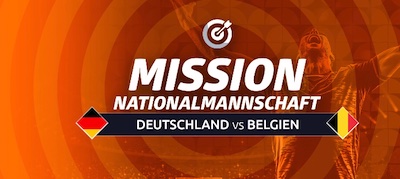 10€ Freebet wartet bei Deutschland - Belgien