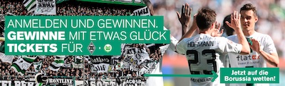 10x2 Tickets warten bei Interwetten zu Gladbach - Wolfsburg