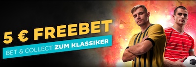 5€ Freebet bei Merkur Sport für Bayern Dortmund Wetten