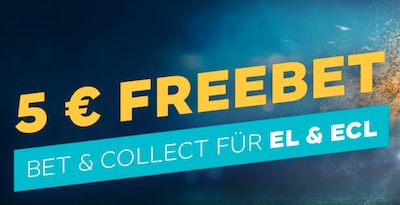 Champions League Wette bei Merkur Sports bringt Freebet zu EL und ECL