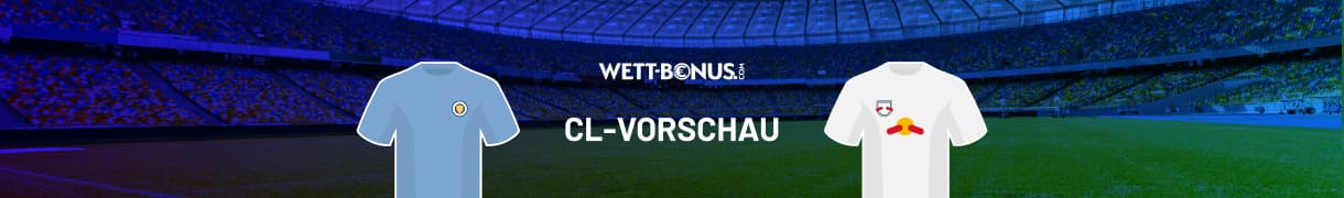 Quotenvergleich und Promos zu Manchester City - RB Leipzig