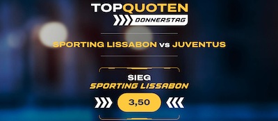 Admiral bietet dir am Top-Quoten Donnerstag die Quote 3.50 auf Sieg Sporting Lissabon!
