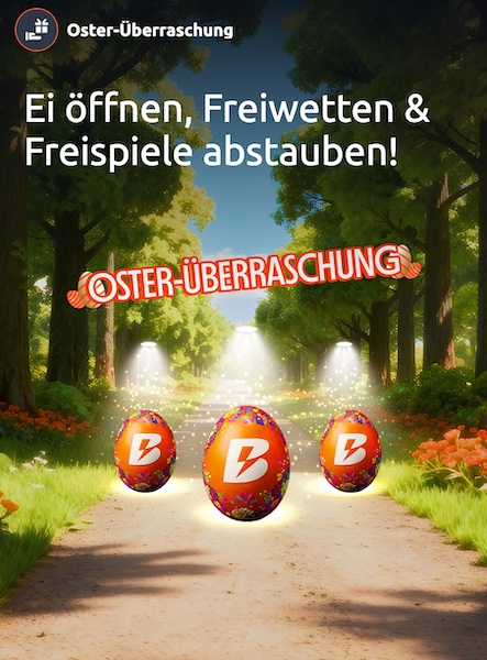 Freebets warten bei der Betano Osterüberraschung