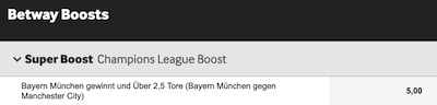 betway super boost bayern man city quote