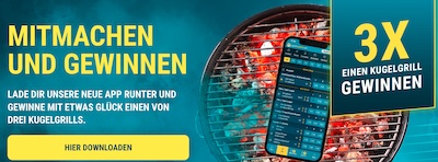 Sicher dir einen Kugelgrill beim sportwetten.de Gewinnspiel