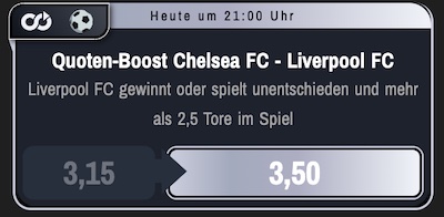 Spannender Boost von Winamax zu Chelsea - Liverpool