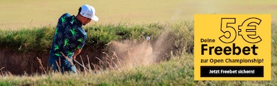 5€ Freebet von Interwetten zur Open Championship!