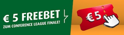 Tipp3 Freebet im Wert von 5€ zum ECL Finale