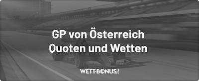 formel 1 vorschau gp von österreich wetten spielberg quoten