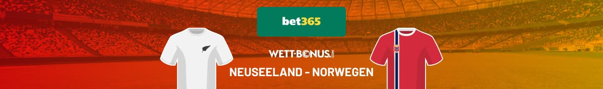 Vorschau, Infos und Bet365 Quote zu Neuseeland - Norwegen