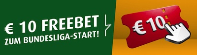 Tipp3: 10€ Freebet zum Bundesliga-Start in Österreich