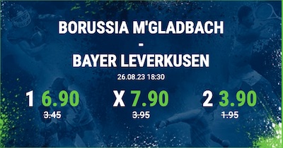 100% Quotenboost bei Bet at Home zu Gladbach vs. Leverkusen