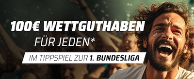 bet3000 verschenkt 100€ Wettguthaben für richtige Ergebnistipps bei Bremen-Bayern