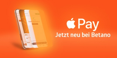 Neu Betano - Einzahlungen mit Apple Pay