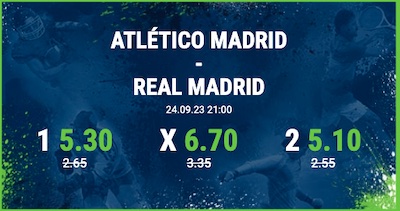 Nutze den 100% Boost von Bet at Home zum Derby zwischen Atletico und Real!