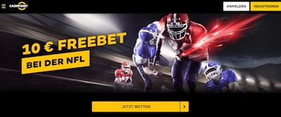 Freebet von Cashpoint zum NFL-Start 2023
