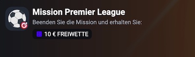 betano mission premier league bringt dir eine 10€ freiwette
