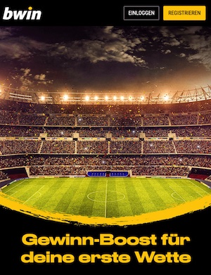 Gewinnboost für die 1. Wette - alternatier Bwin Neukundenbonus