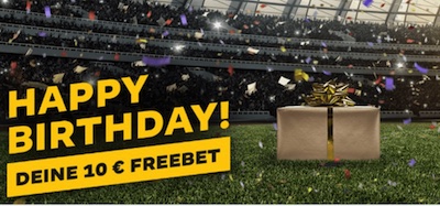 Birthday Freebet bei Cashpoint