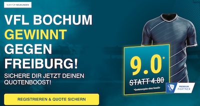 Freiburg Bochum Quoten von sportwetten.de samt Quotenboost!