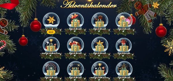 Adventskalender von Admiralbet