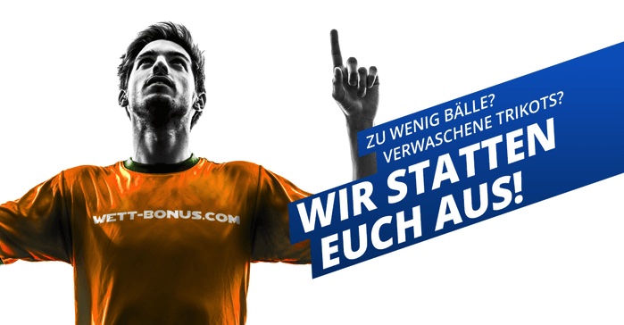 Wett-bonus.com sucht als Sponsor nach Vereinen