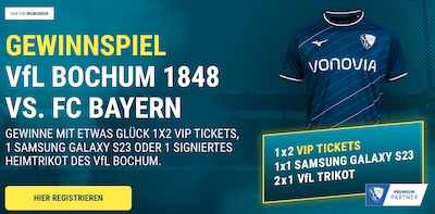 Tolle Preise warten beim sportwetten.de Gewinnspiel zu Bochum vs. Bayern München