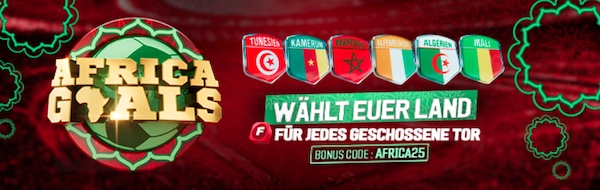 Mitmachen und Freiwetten kassieren bei den Winamax Africa Goals