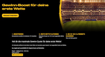 bwin gewinn boost für deine erste wette auf bayern besiegt leipzig