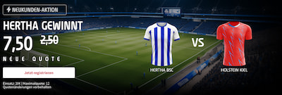 Tipico mit erhöhten Quoten für das Spiel Hertha BSC Berlin - Kiel