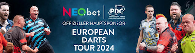 NEO.bet sponsert die European Darts Tour