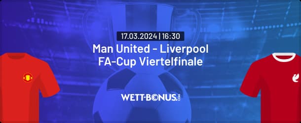 Promos, Wetten und sportwetten.de Quoten zu Manchester United vs. Liverpool