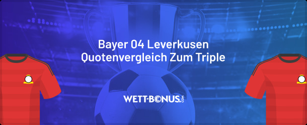 Grafik - Leverkusen triple Quotenvergleich