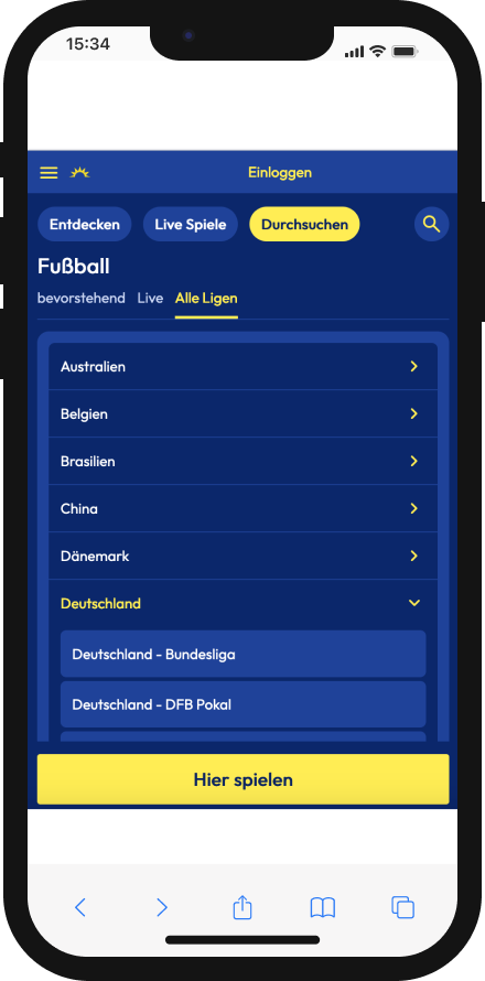 Sunmaker App Liga Vorschau