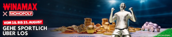 Jetzt mitmachen und gewinnen beim Winamax Monopoly!