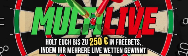 Bis zu 250€ in Freiwetten zur Darts WM warten bei Winamax