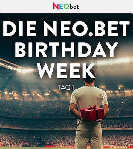 Tägliche Angebote warten auf dich bei der Neo.bet Birthday Week!