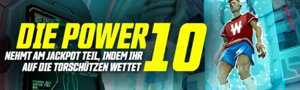 Platziere eine Torschützenwette bei Winamax und sichere dir den Power 10 Jackpot!