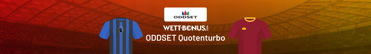 ODDSET Quotenturbo zu Atalanta Bergamo vs. ODDSET - wir haben alle Infos