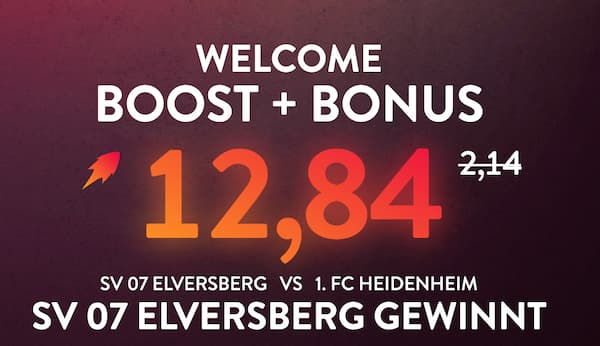 500% bessere Quote zu Elversberg Heidenheim bei NEO.bet