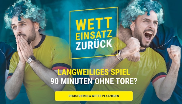 Sportwetten.de Angebot -Geld zurück bei 0:0