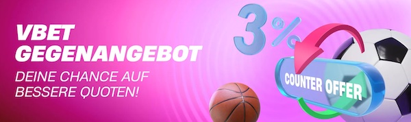 Sicher dir bessere Quoten beim VBET Conter Offer