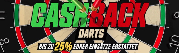 25% Cashback bei Winamax für deine Darts Wetten!