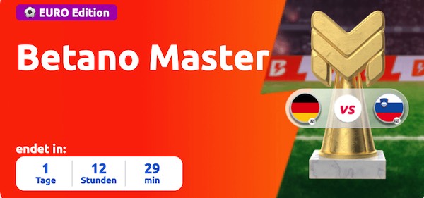 Betano Master zum U21 Spiel zwischen Deutschland und Slowenien